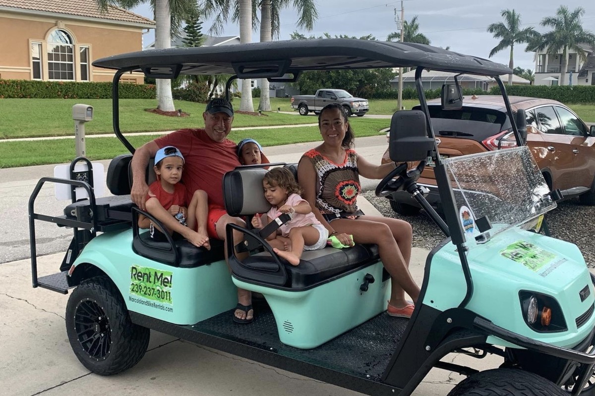 6 Passenger Golf Cart on Marco Island